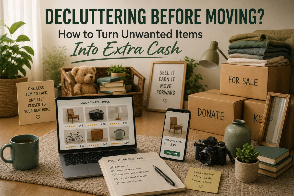 Decluttering Before Moving Blog Featured Image